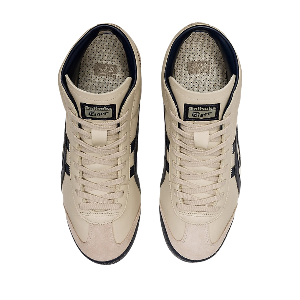 Tênis Onitsuka Tiger MEXICO Mid Runner "BIRCH/INDIAN INK"