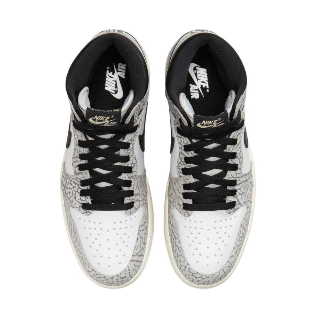 Tênis Nike Air Jordan 1 HIgh "White Cement/Safari"