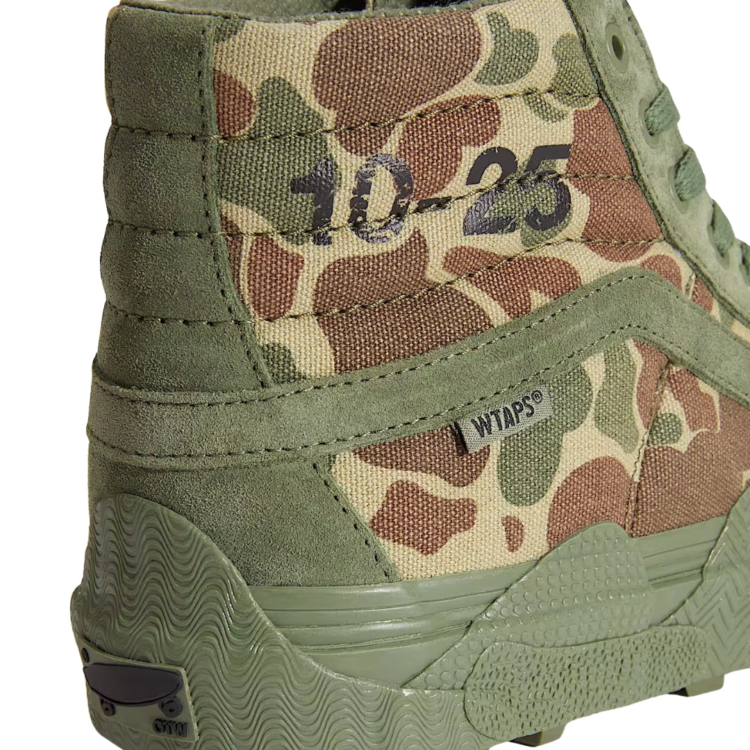 Tênis Vans OTW Sk8-Hi GL Lug WTAPS "Duck Camo"
