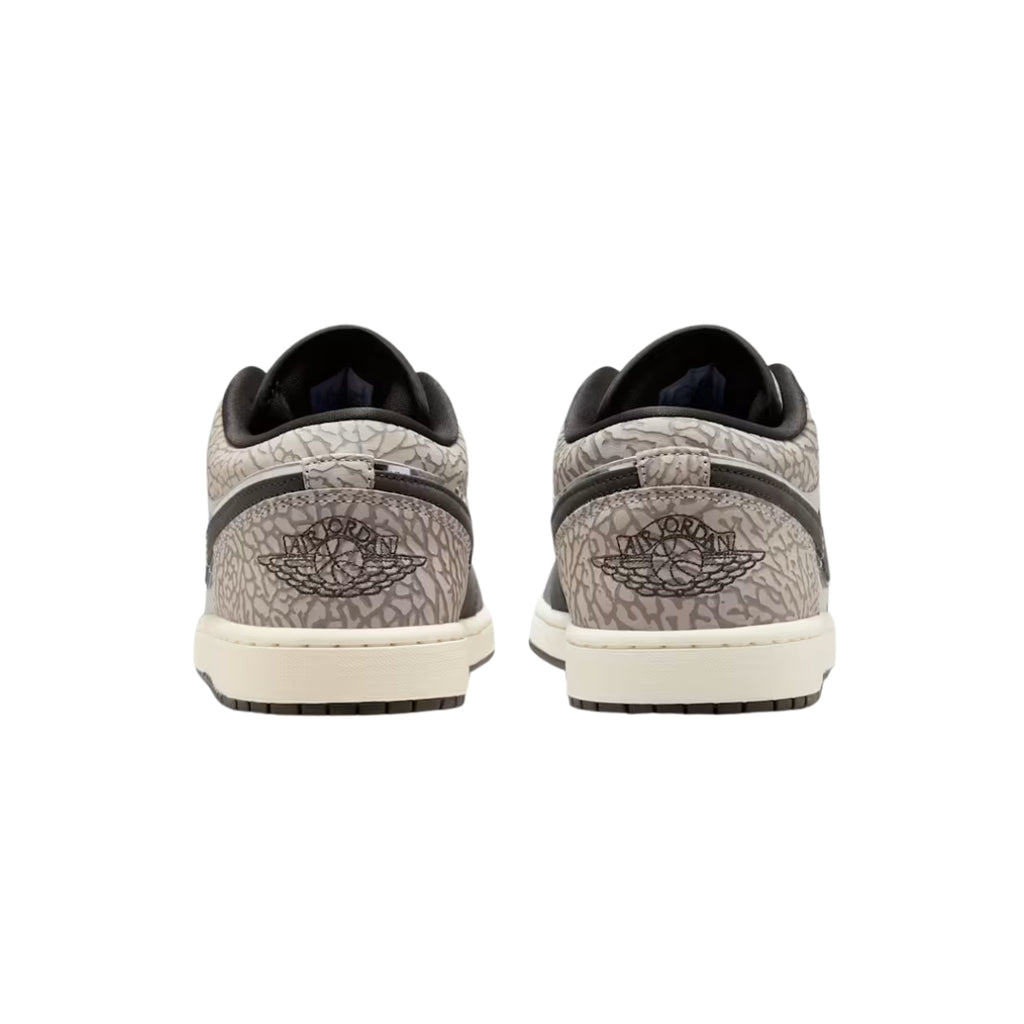 Tênis Nike Air Jordan 1 Low SE "Sail Deep Pewter Elephant Print"