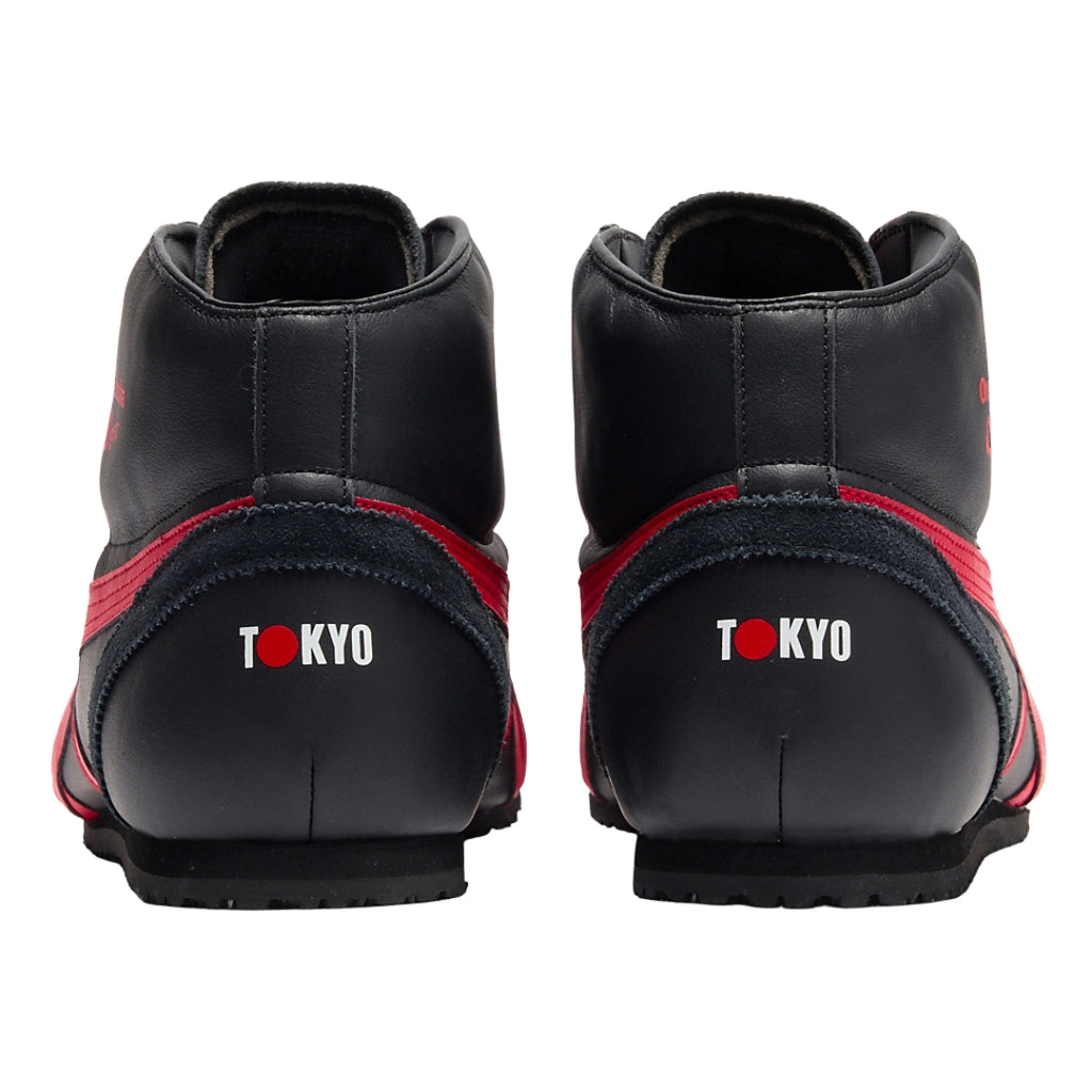Tênis Onitsuka Tiger MEXICO Mid Runner "BLACK/CLASSIC RED"