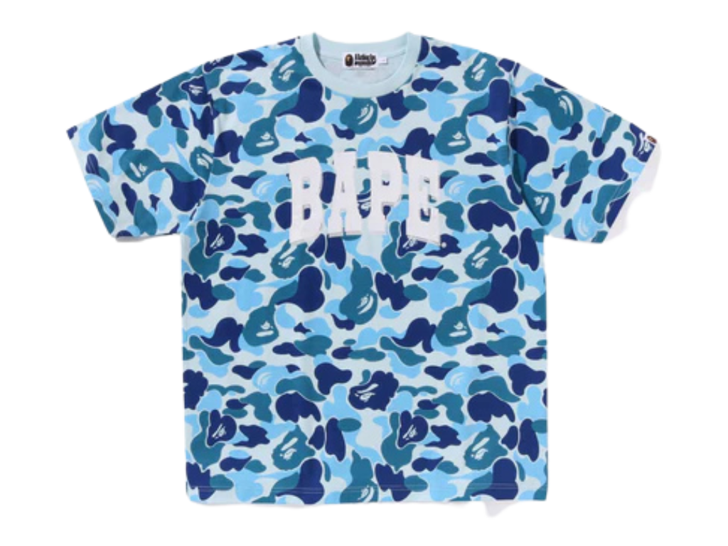 Camiseta ABC CAMO RELAXED FIT BAPE LOGO TEE
