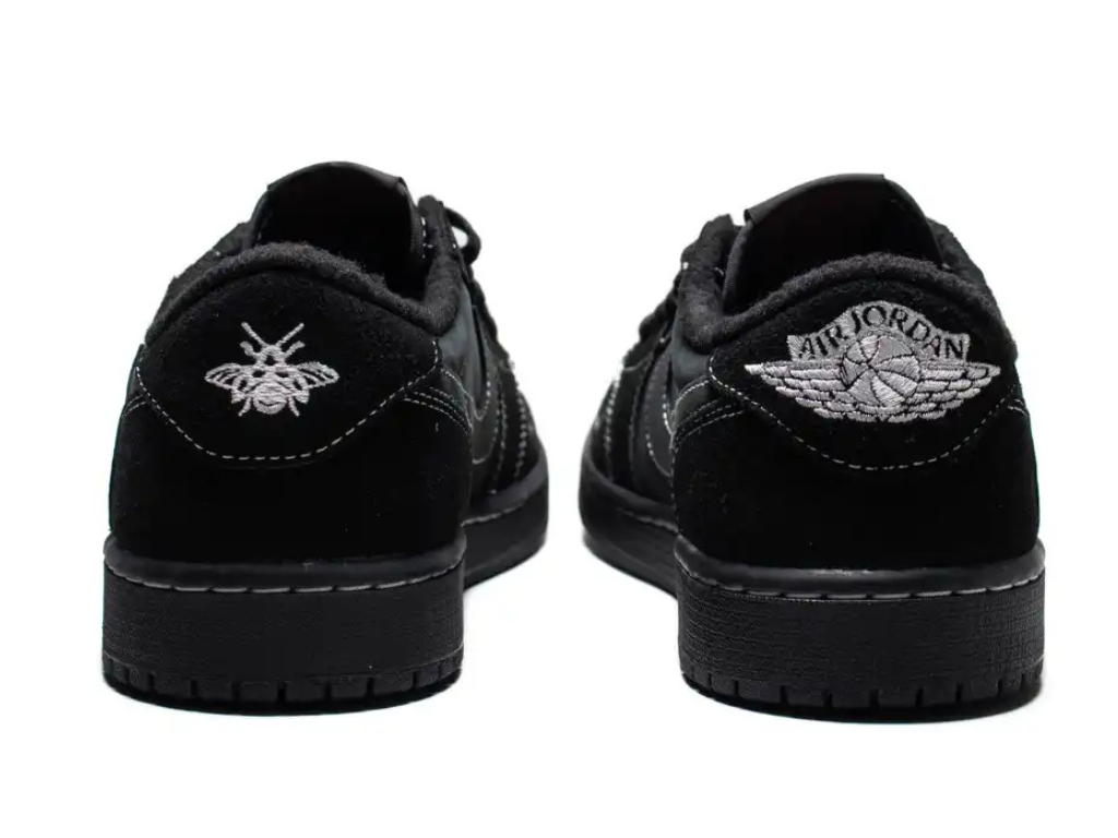 Tênis Nike Air Jordan 1 Low x Travis Scott "Black Phantom"