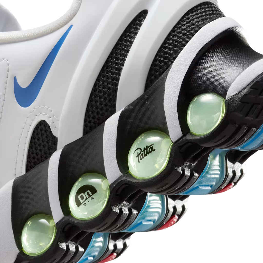 Tênis Nike Air Max DN8 x Patta "White/Metallic Silver"