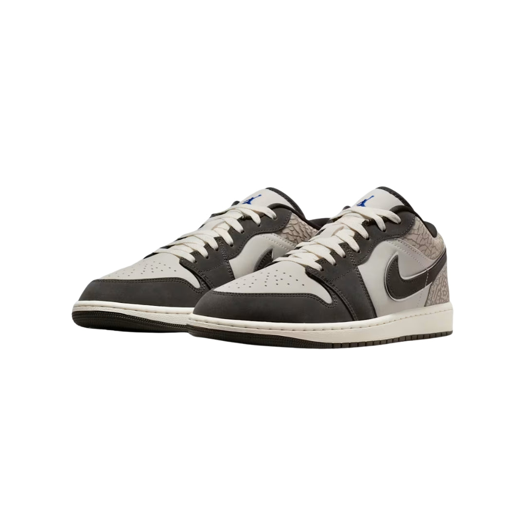 Tênis Nike Air Jordan 1 Low SE "Sail Deep Pewter Elephant Print"
