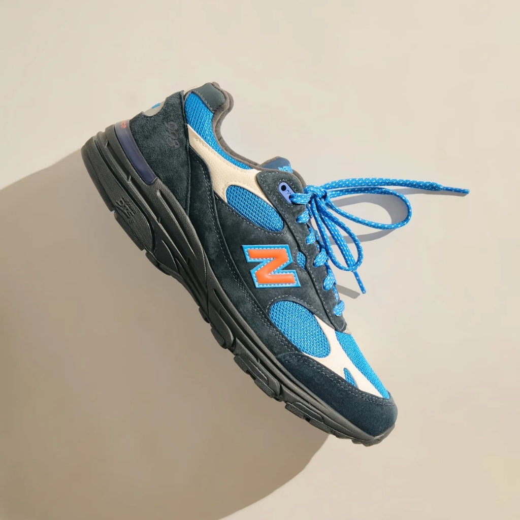 Tênis New Balance 993 Madison Square Garden x KITH "Navy/Princess Blue"