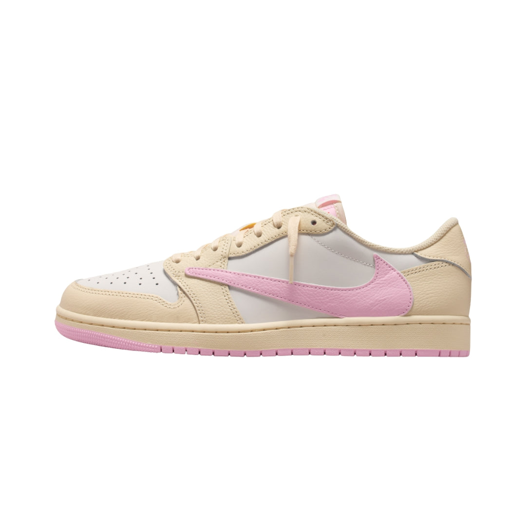 Tênis Nike Air Jordan 1 x Travis Scott "Shy Pink"
