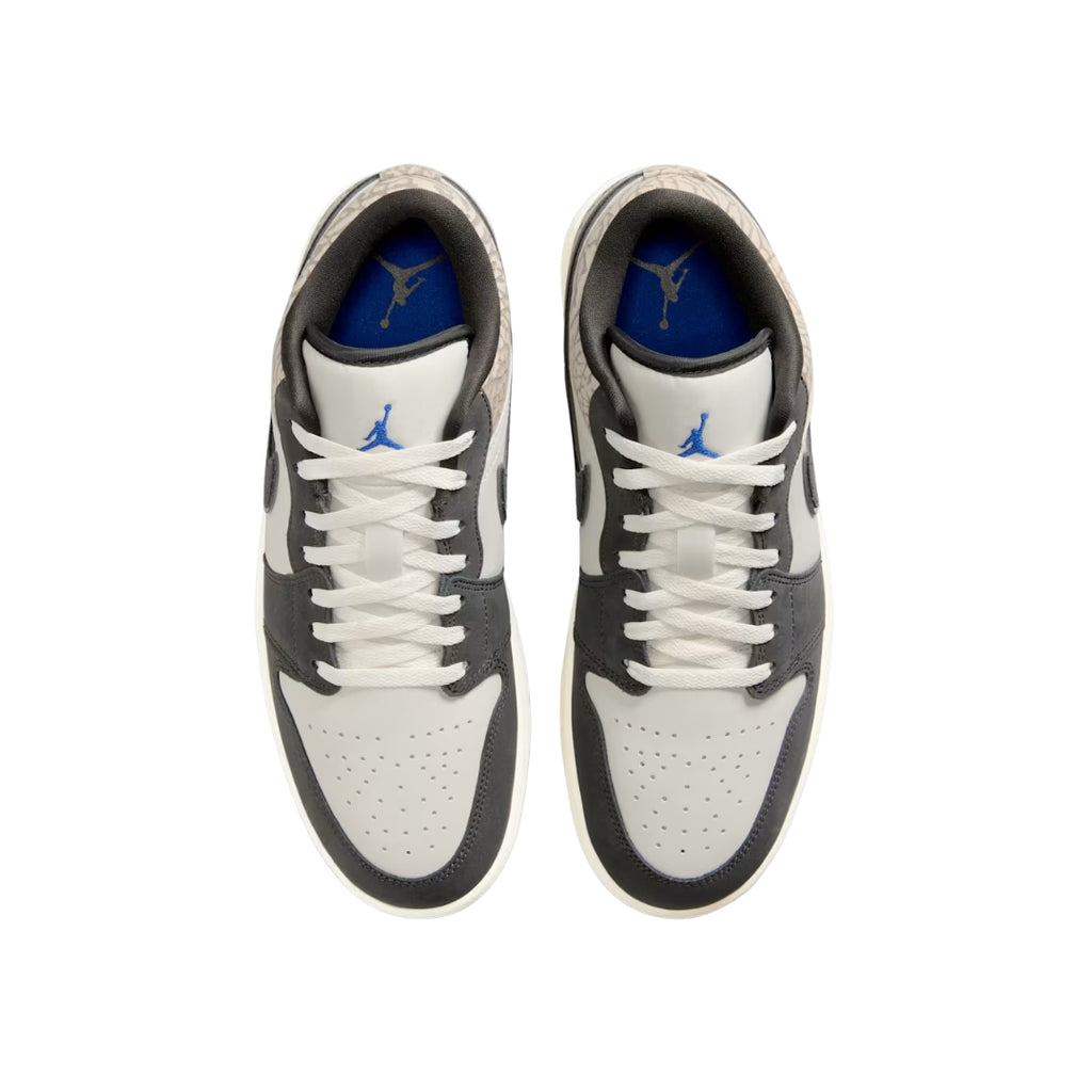 Tênis Nike Air Jordan 1 Low SE "Sail Deep Pewter Elephant Print"