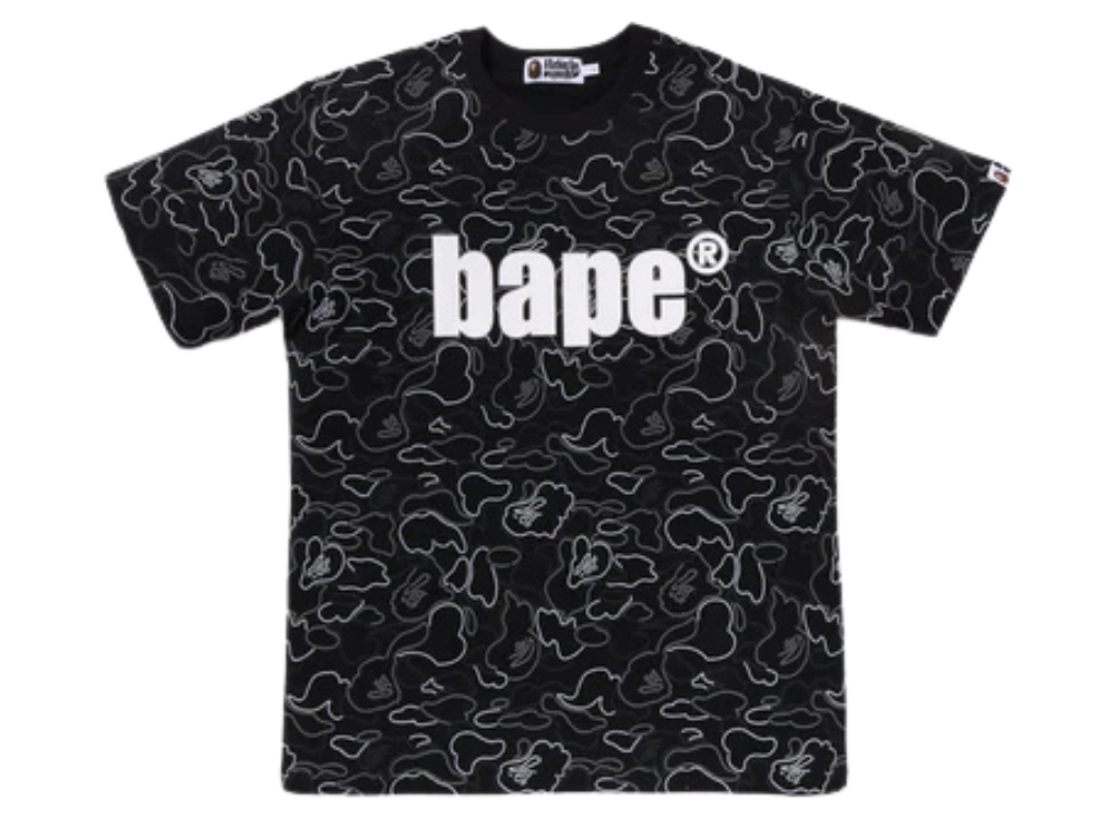 Camiseta NEON CAMO BAPE TEE