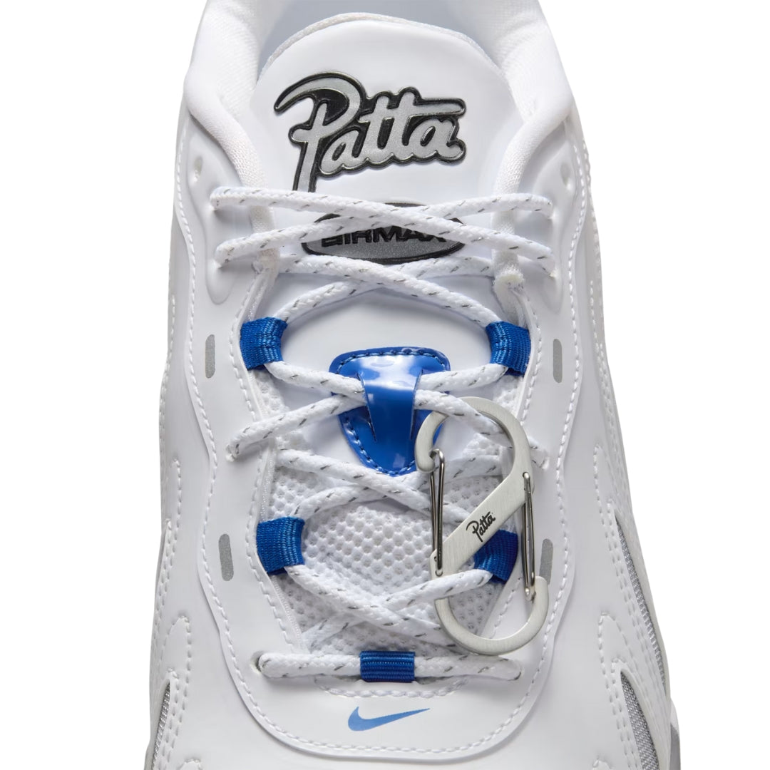 Tênis Nike Air Max DN8 x Patta "White/Metallic Silver"