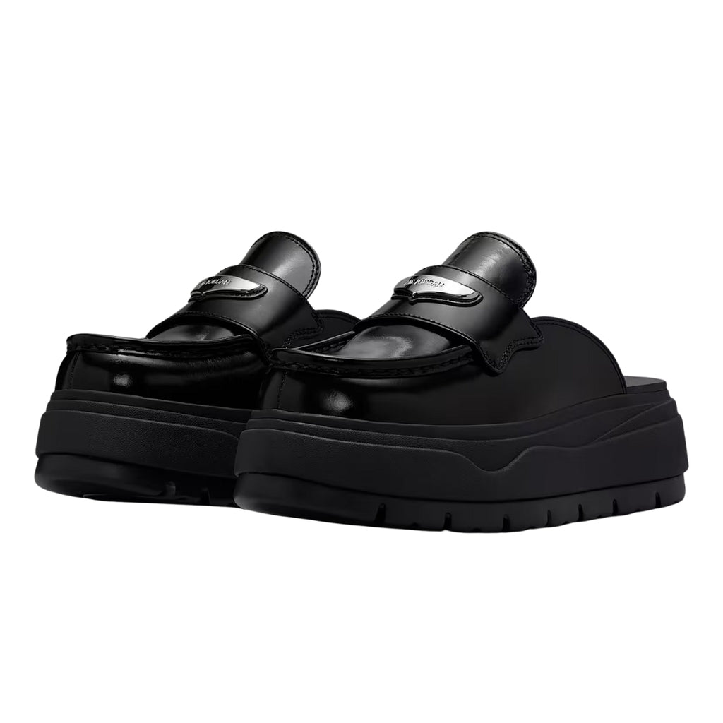 Air Jordan Mule "Black Metallic Silver"