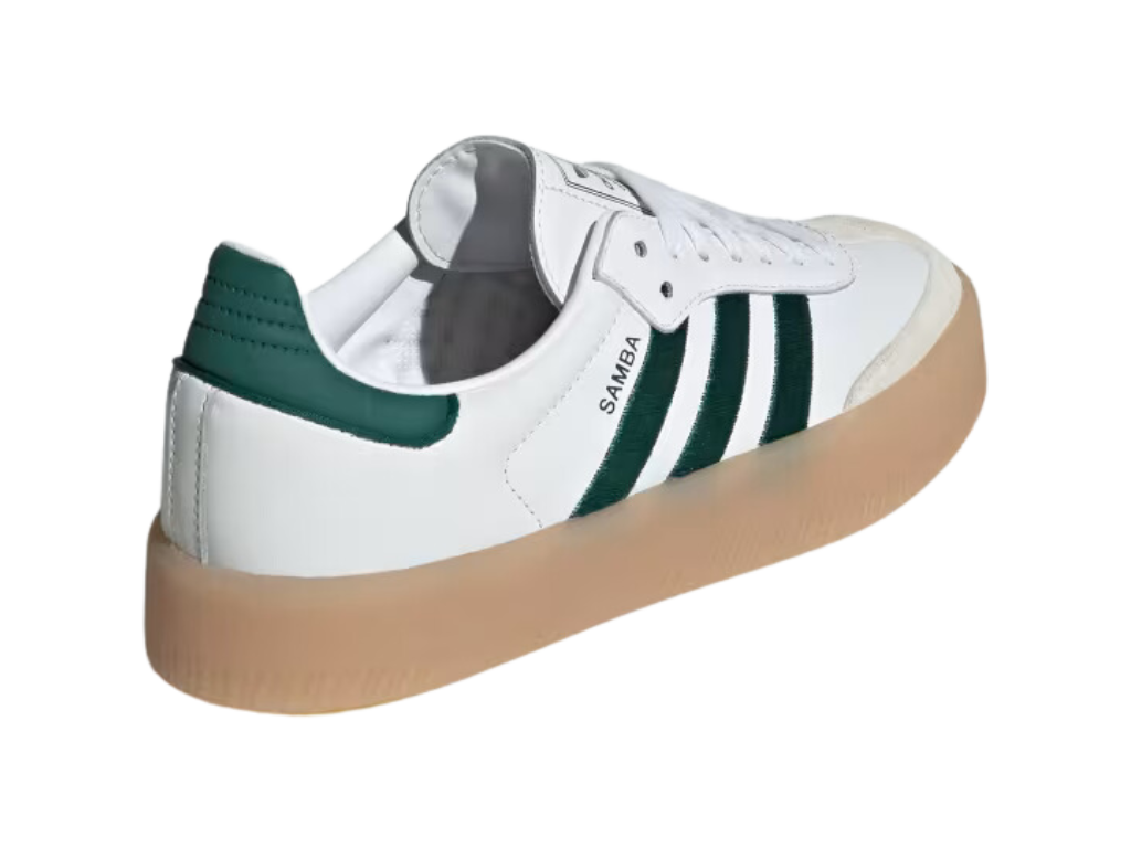 Tênis Adidas Sambae "Cloud White Collegiate Green"