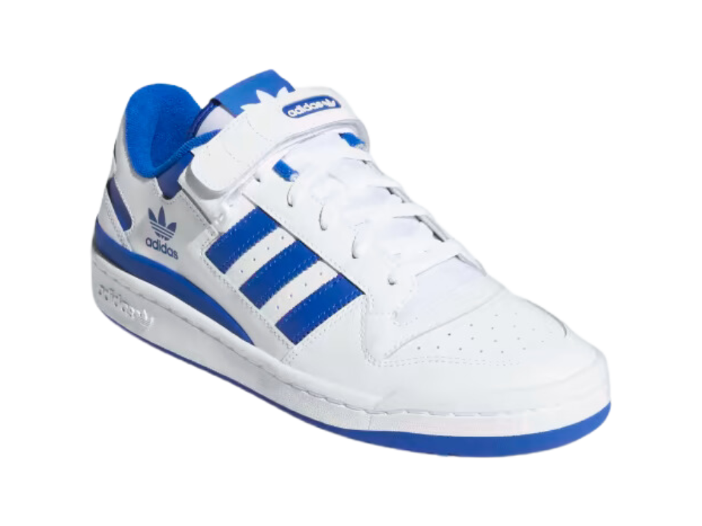 Tênis Adidas Forum Low "White/Royal Blue"