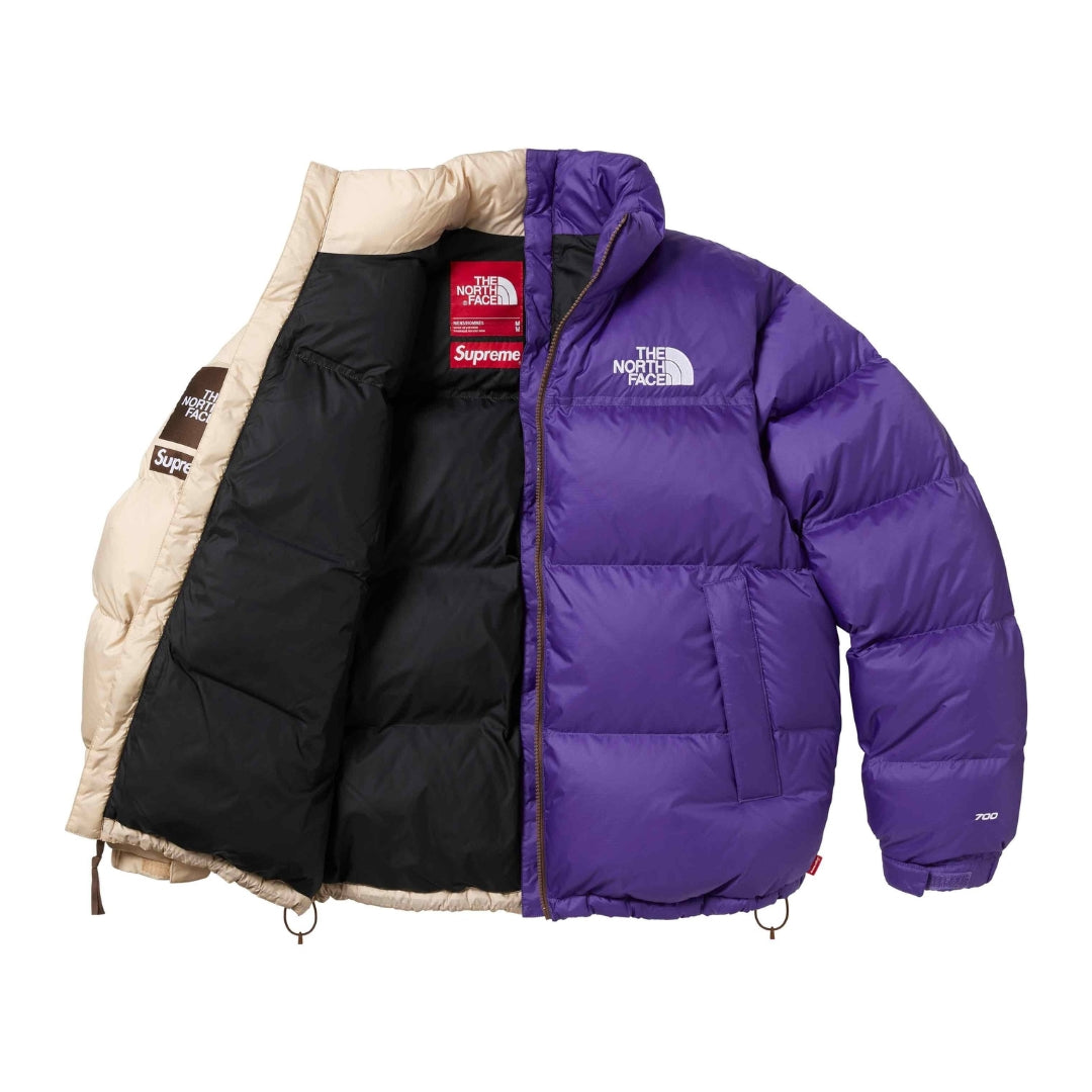 Jaqueta Supreme The North Face Split Nuptse Jacket "Tan"