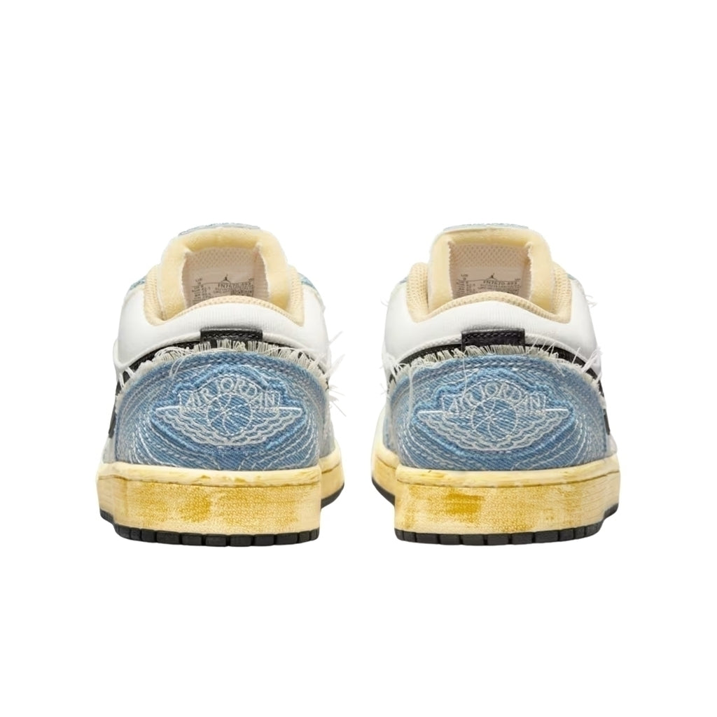 Tênis Air Jordan 1 Low SE WRMK "Jeans Sashiko"