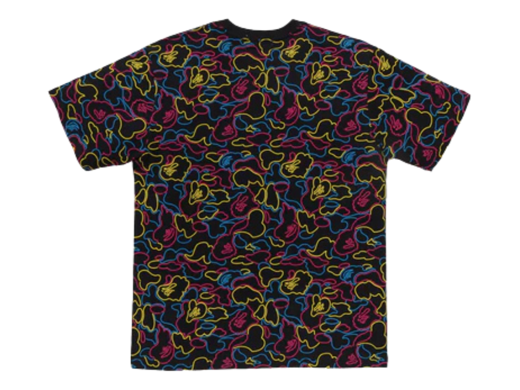 Camiseta NEON CAMO BAPE TEE