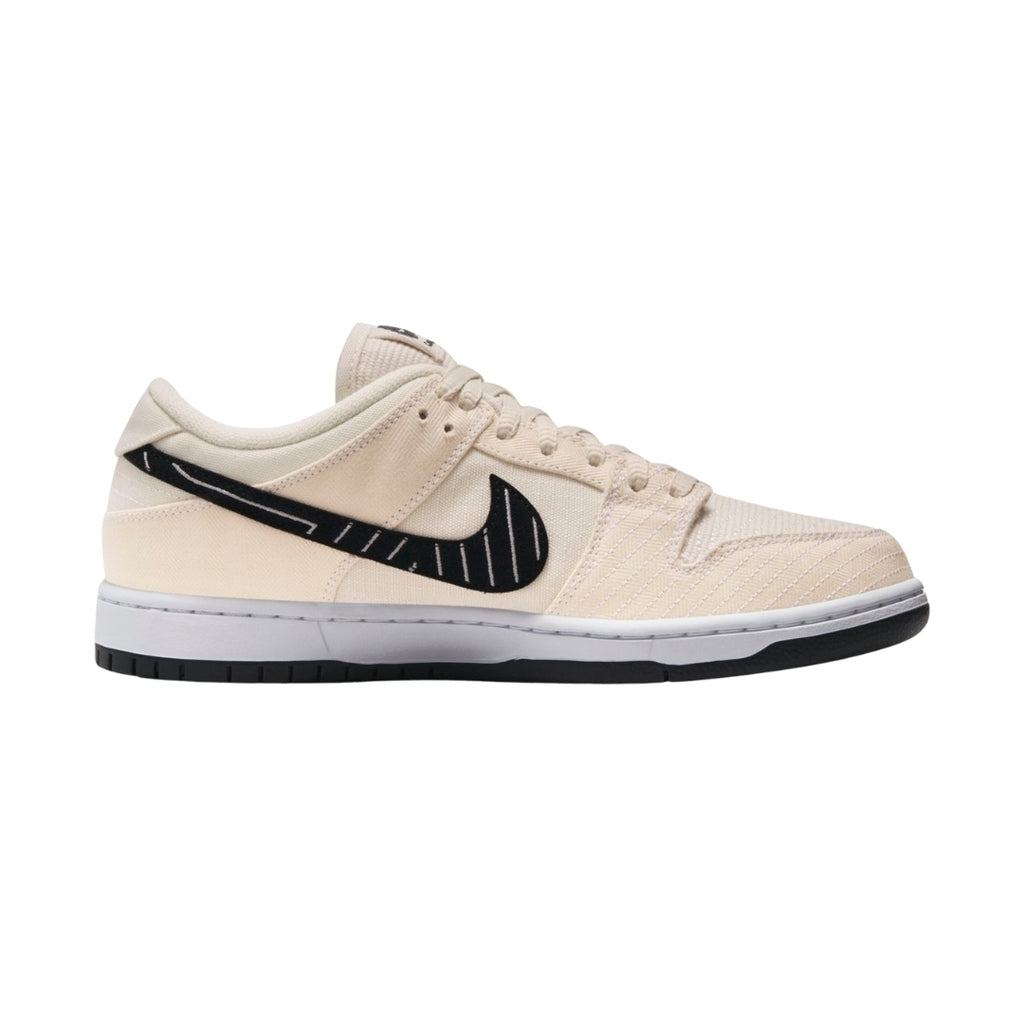 Tênis Nike SB Dunk Low x Albino & Preto Pearl White