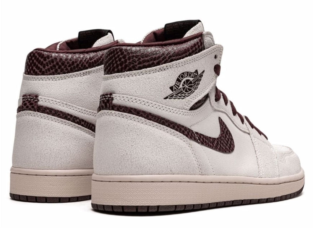 Tênis Nike Air Jordan 1 A Ma Maniere x 'Sail and Burgundy'