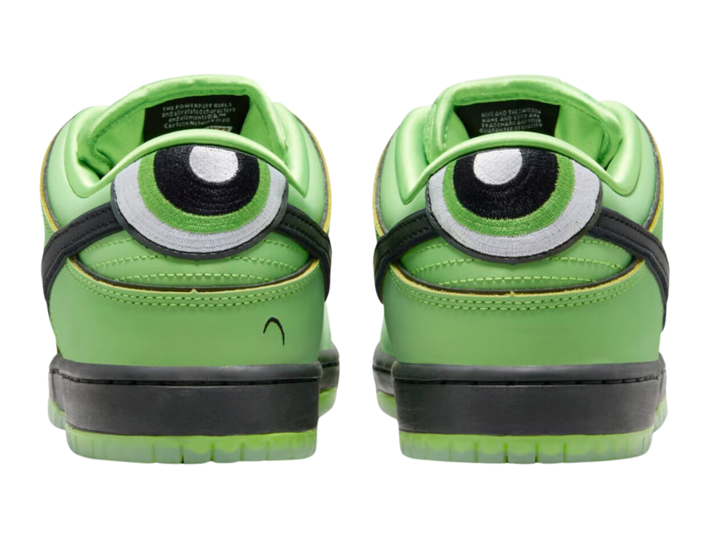 Tênis Nike SB Dunk Low x The Powerpuff Girls "Buttercup"