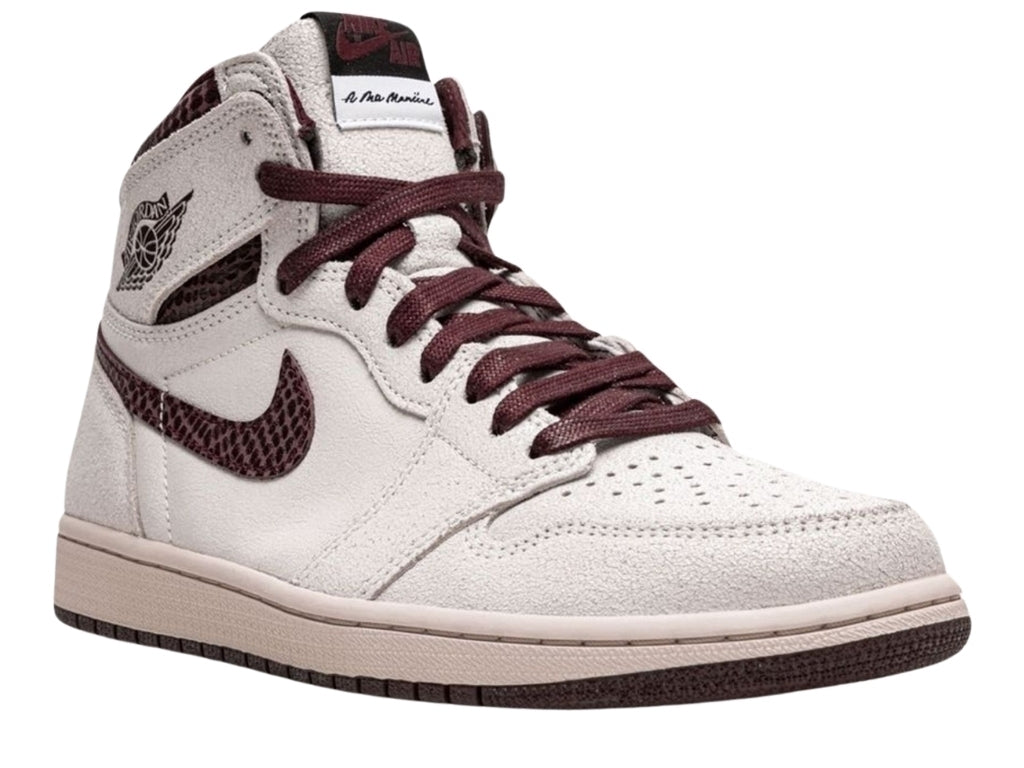 Tênis Nike Air Jordan 1 A Ma Maniere x 'Sail and Burgundy'