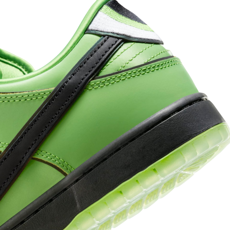 Tênis Nike SB Dunk Low x The Powerpuff Girls "Buttercup"
