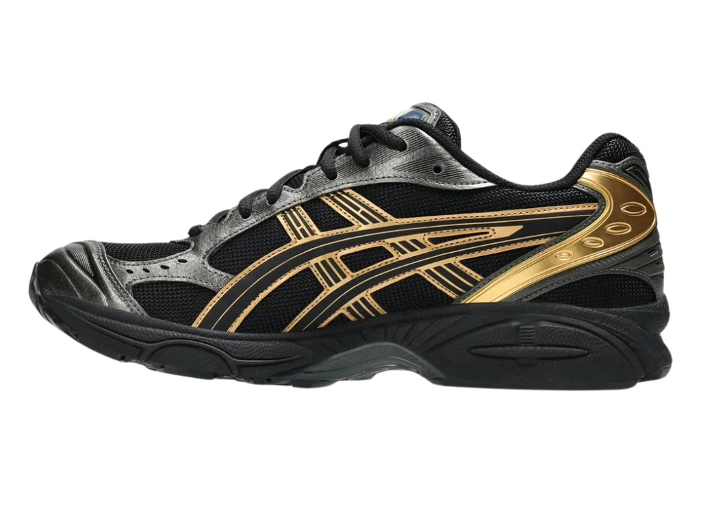 Tênis Asics Gel-Kayano 14 x Senna "Black/Metallic Gold"
