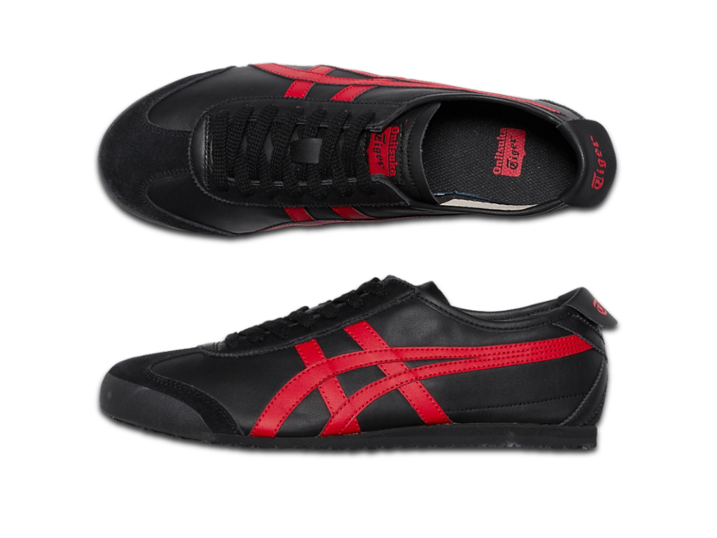 Tênis Onitsuka Tiger Mexico 66 'BLACK/CLASSIC RED'