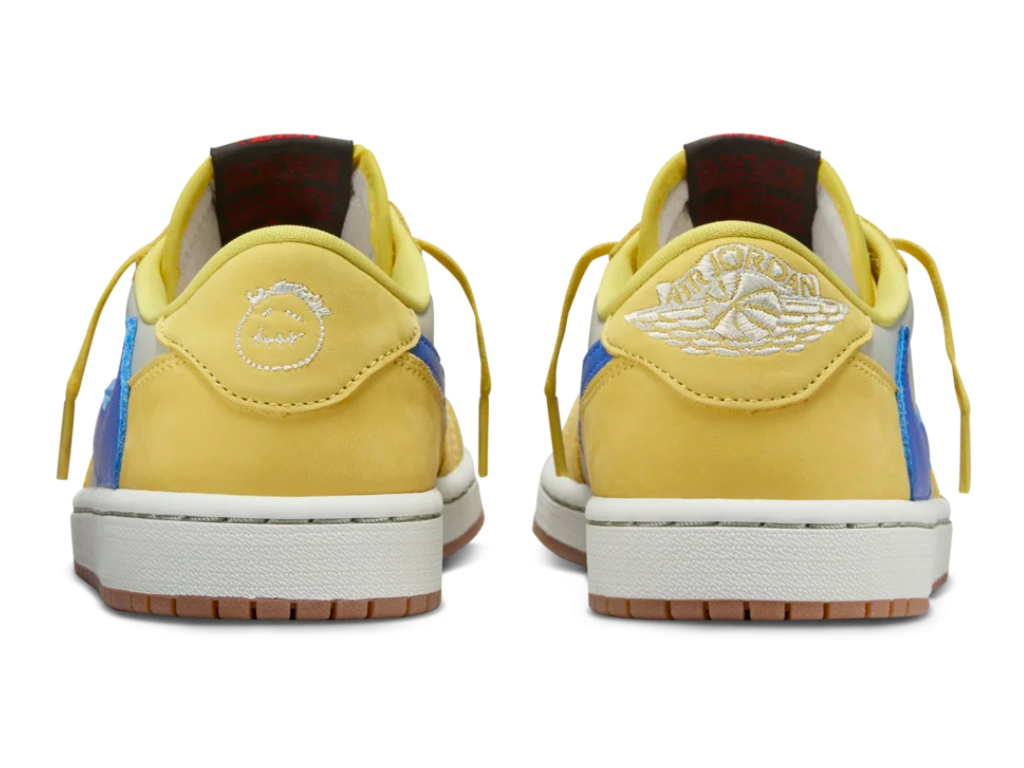 Tênis Nike Air Jordan 1 Low x Travis Scott "Canary"