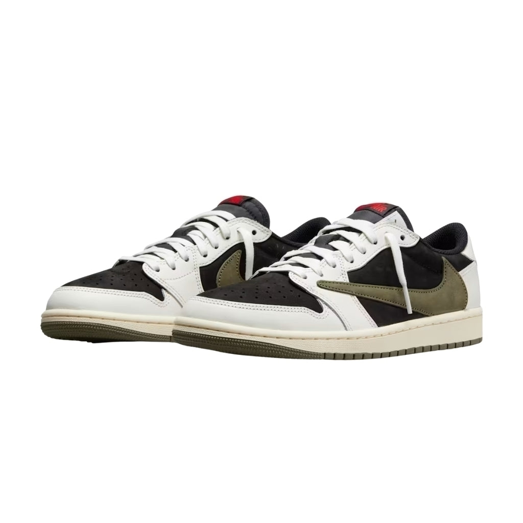 Tênis Nike Air Jordan 1 Low x Travis Scott "Olive"
