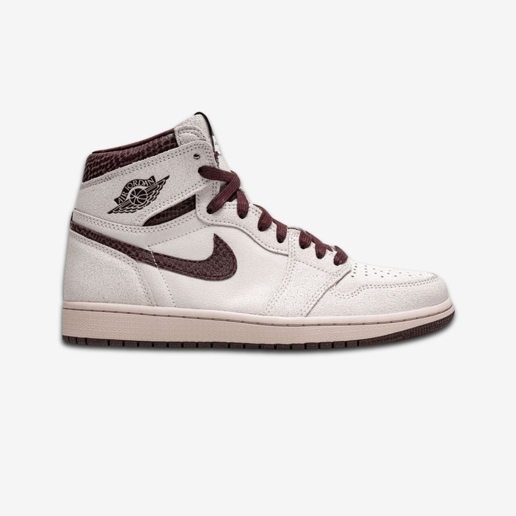 Tênis Nike Air Jordan 1 A Ma Maniere x 'Sail and Burgundy'