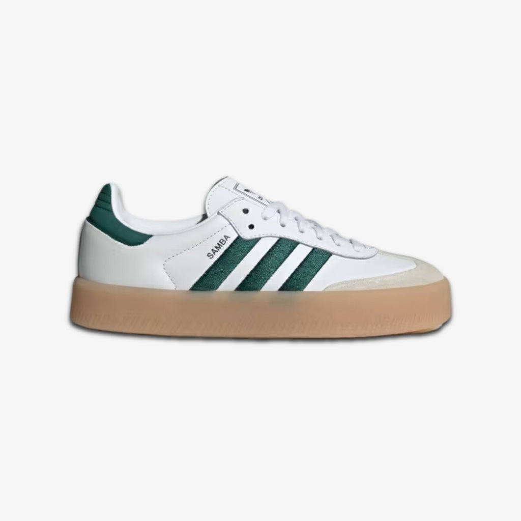 Tênis Adidas Sambae "Cloud White Collegiate Green"