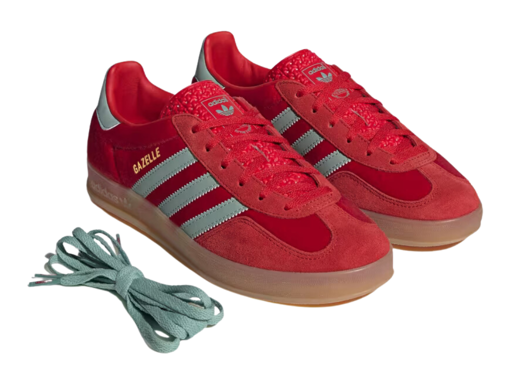 Tênis Adidas Gazelle Indoor "Better Scarlet"