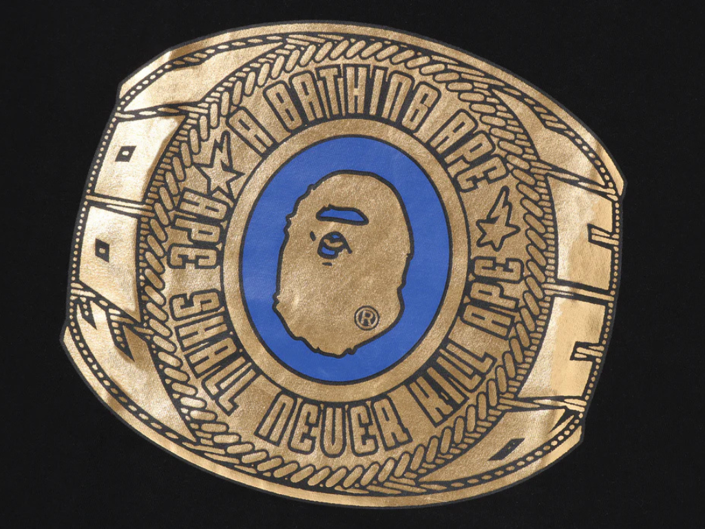 Camiseta FOIL COLLEGE RING TEE BAPEC