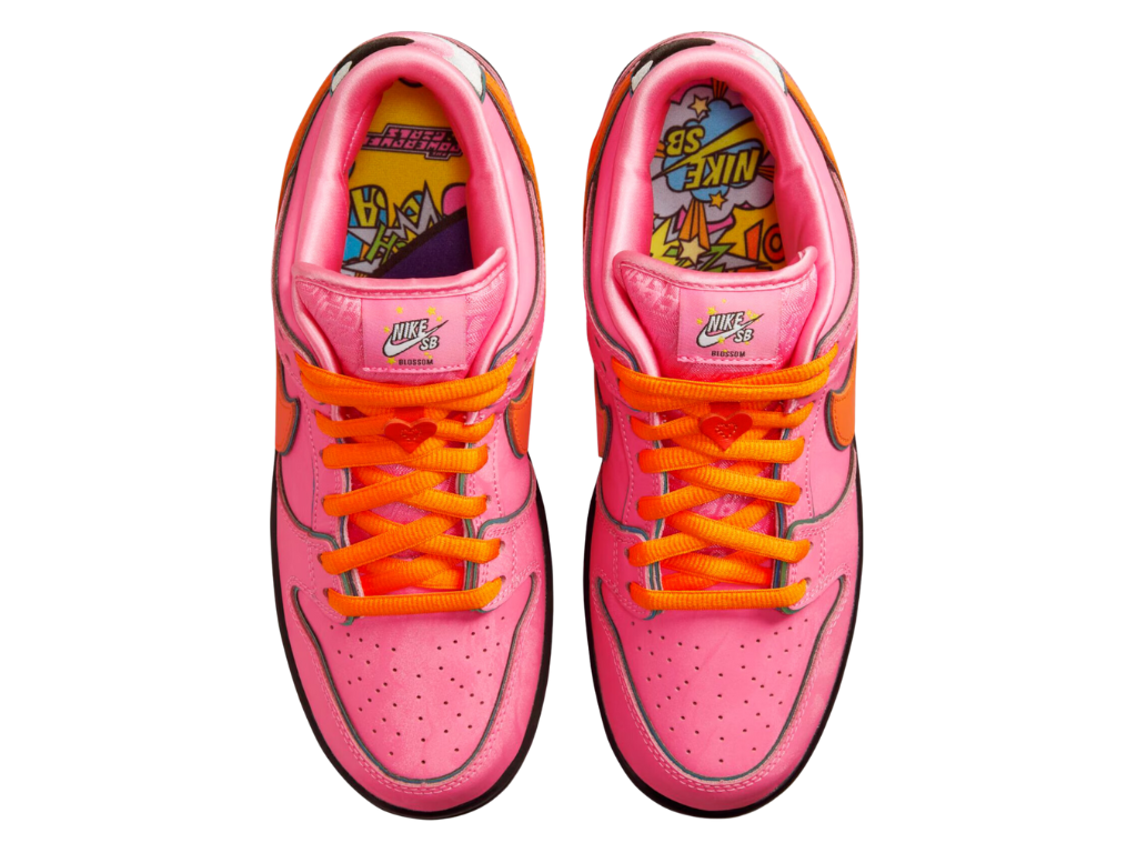 Tênis Nike SB Dunk Low x The Powerpuff Girls "Blossom"