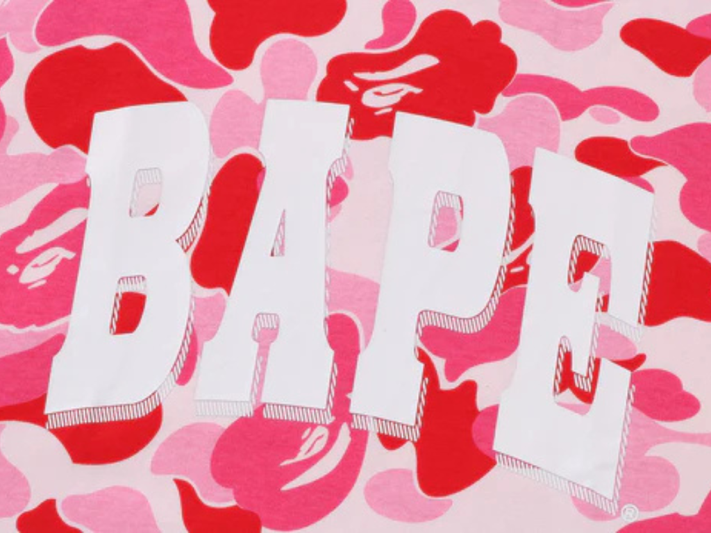 Camiseta ABC CAMO RELAXED FIT BAPE LOGO TEE