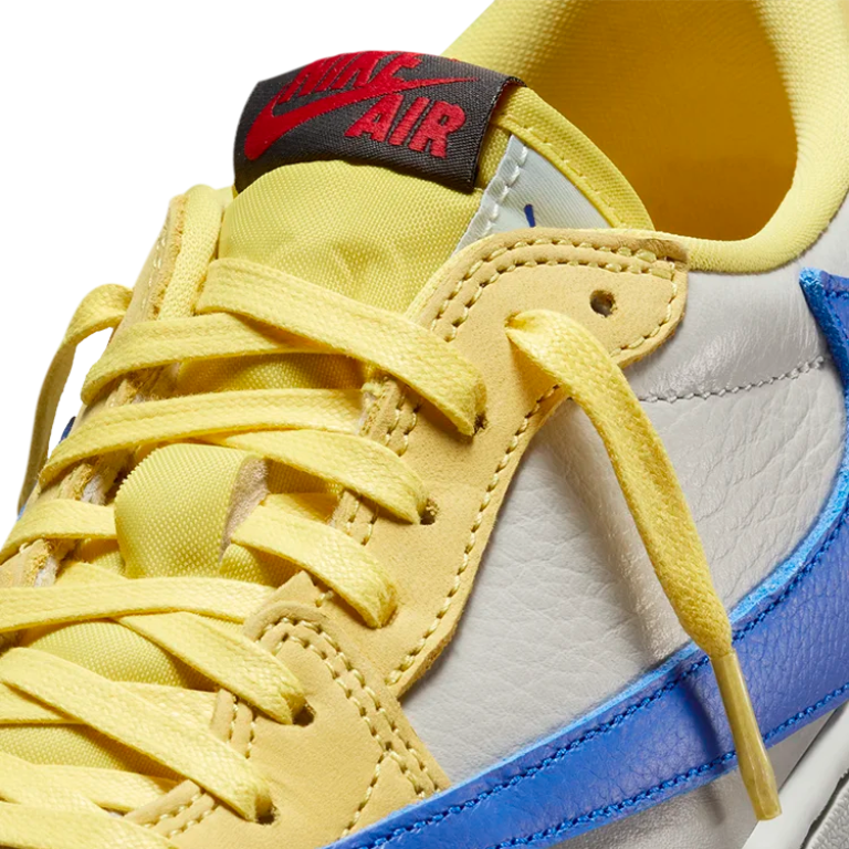 Tênis Nike Air Jordan 1 Low x Travis Scott "Canary"