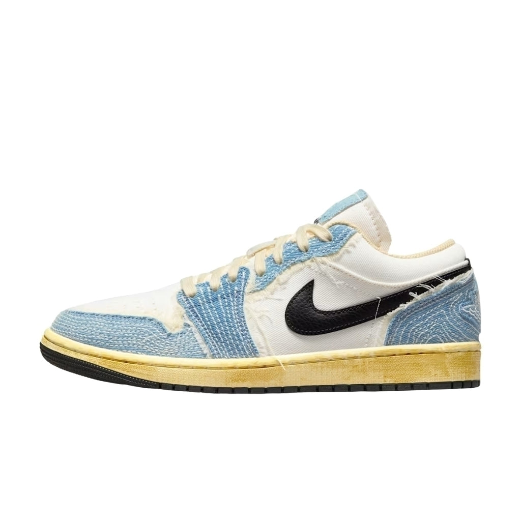 Tênis Air Jordan 1 Low SE WRMK "Jeans Sashiko"