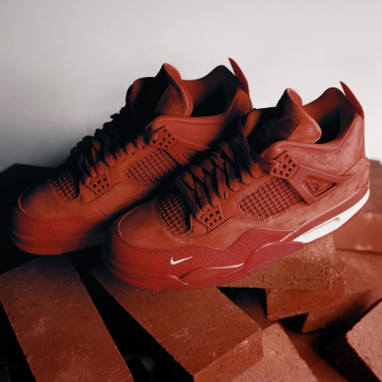 Tênis Nike Air Jordan 4 Retro x Nigel Sylvester "Brick By Brick"