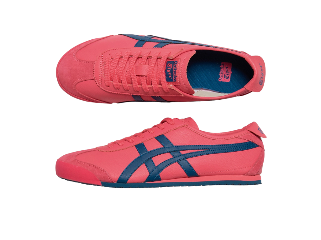 Tênis Onitsuka Tiger Mexico 66 'PINK CAMEO/MAKO BLUE'