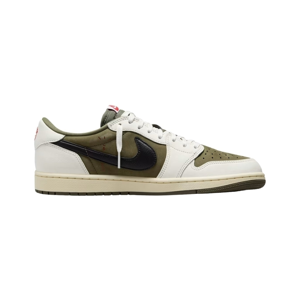 Tênis Nike Air Jordan 1 Low x Travis Scott "Medium Olive"