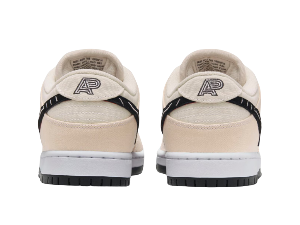Tênis Nike SB Dunk Low x Albino & Preto Pearl White