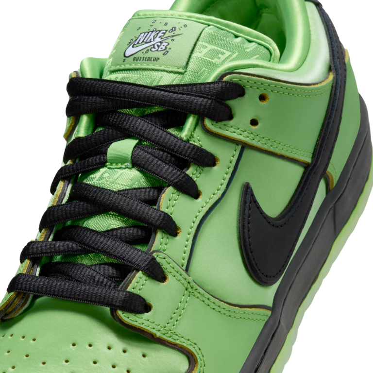 Tênis Nike SB Dunk Low x The Powerpuff Girls "Buttercup"
