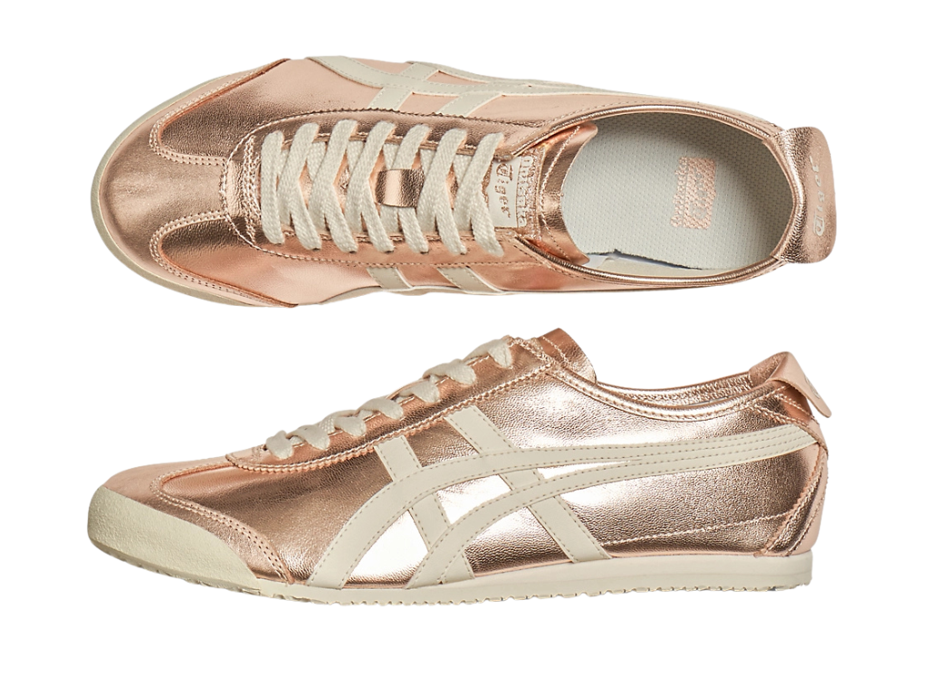 Tênis Onitsuka Tiger Mexico 66 Ouro Rosa