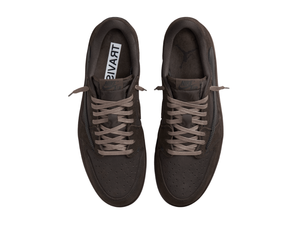 Tênis Nike Air Jordan 1 Low x Travis Scott "Velvet Brown"