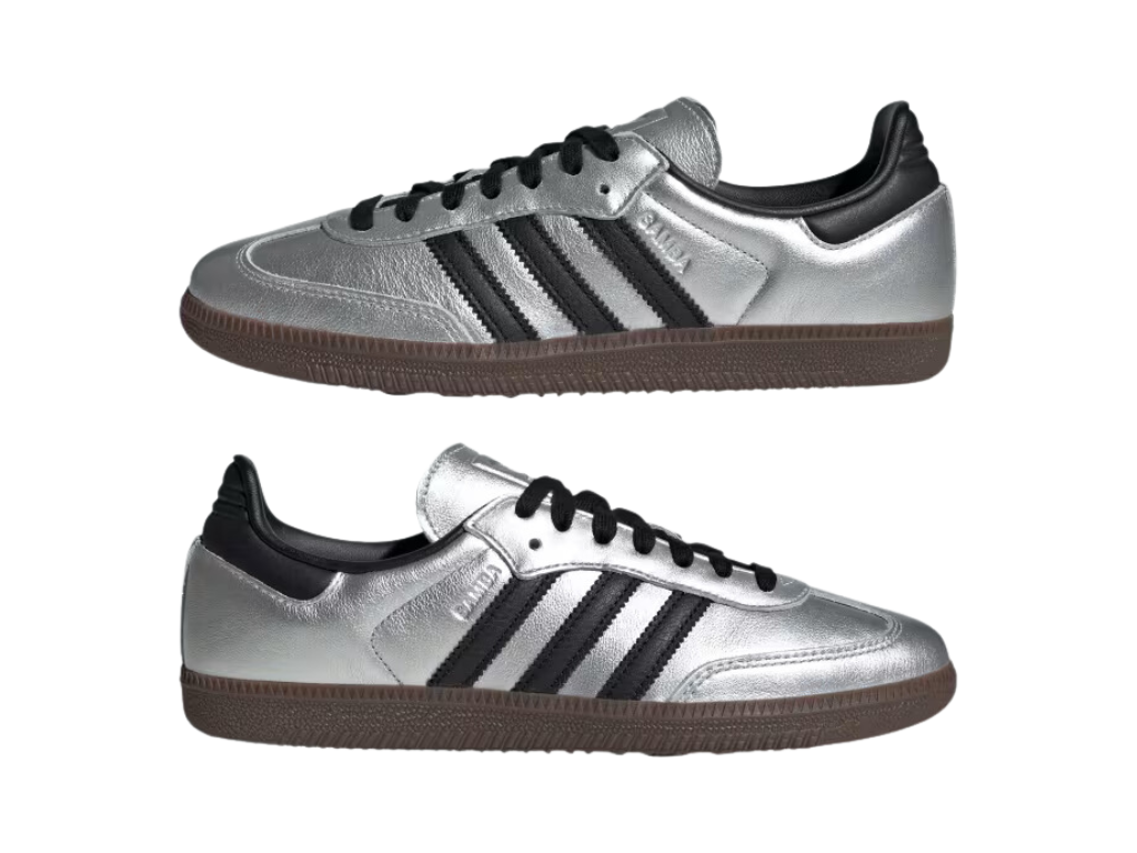 Tênis Adidas Samba "Silver Metallic"