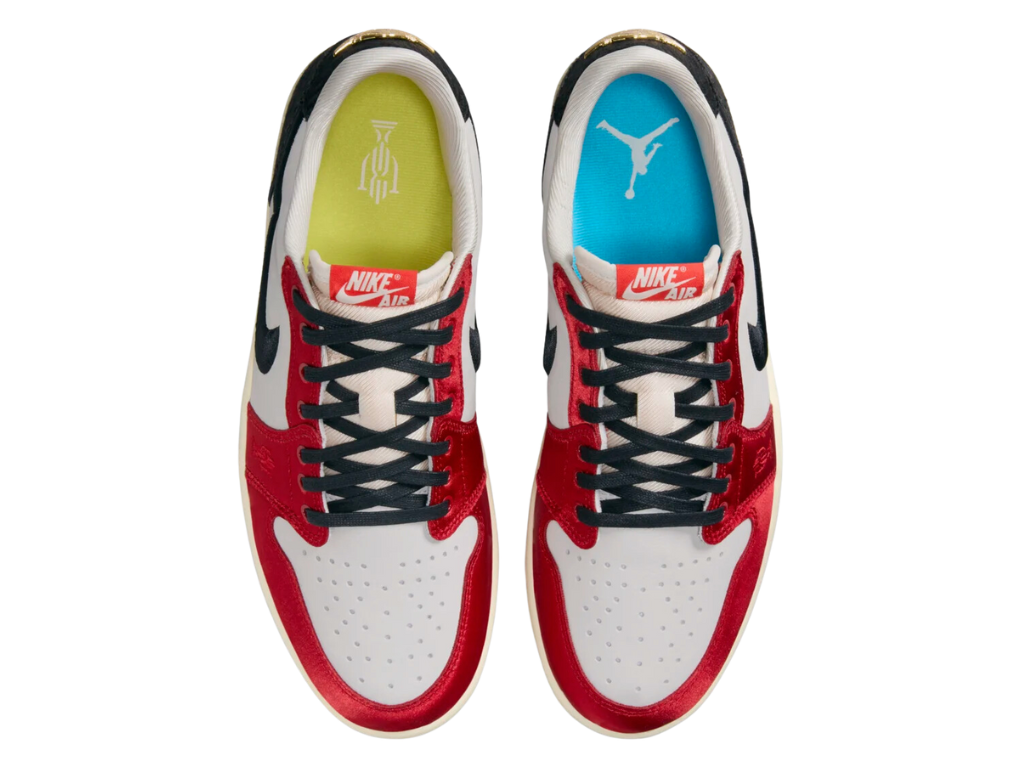 Tênis Nike Air Jordan 1 Low x Trophy Room "Sail and Varsity Red"