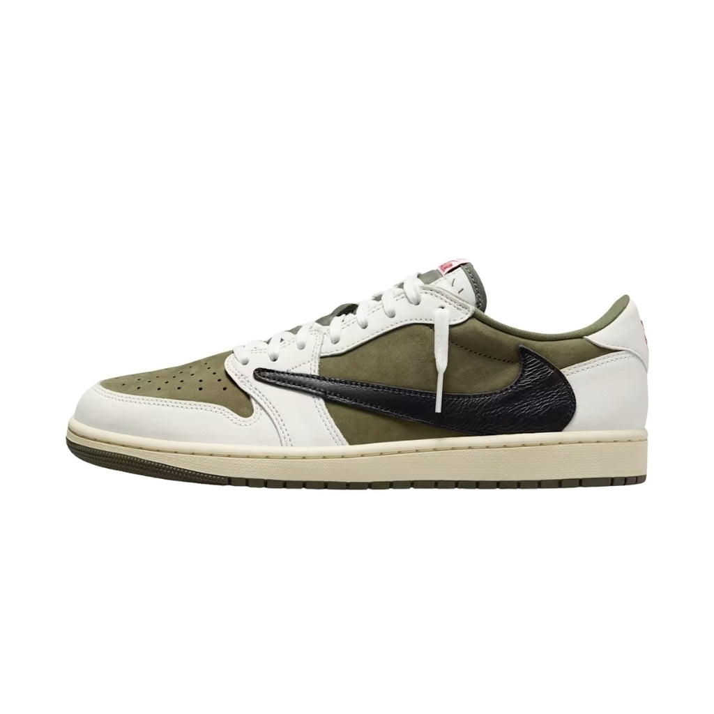Tênis Nike Air Jordan 1 Low x Travis Scott "Medium Olive"