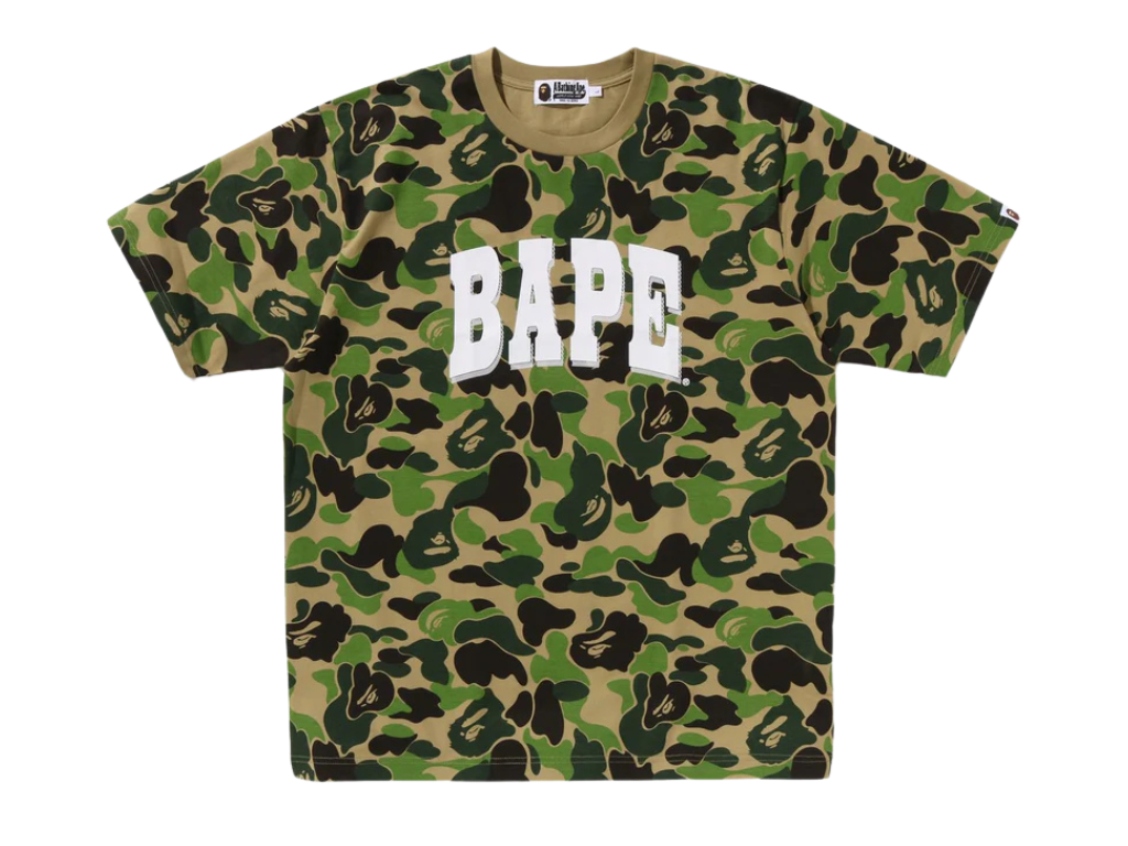 Camiseta ABC CAMO RELAXED FIT BAPE LOGO TEE