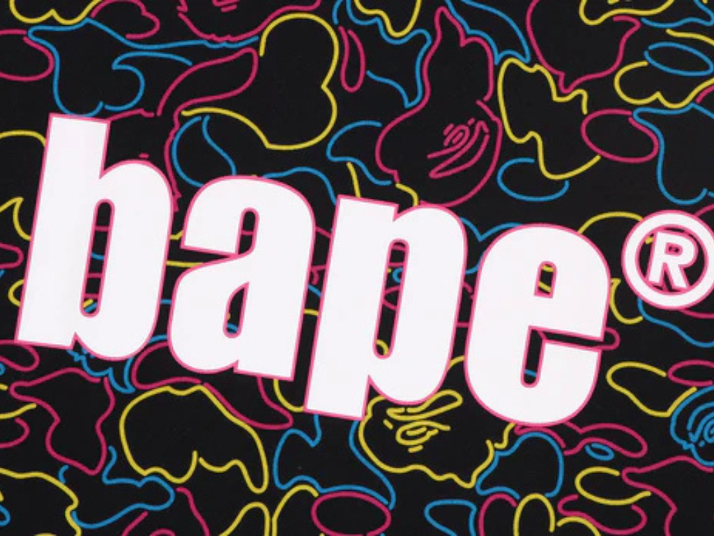 Camiseta NEON CAMO BAPE TEE