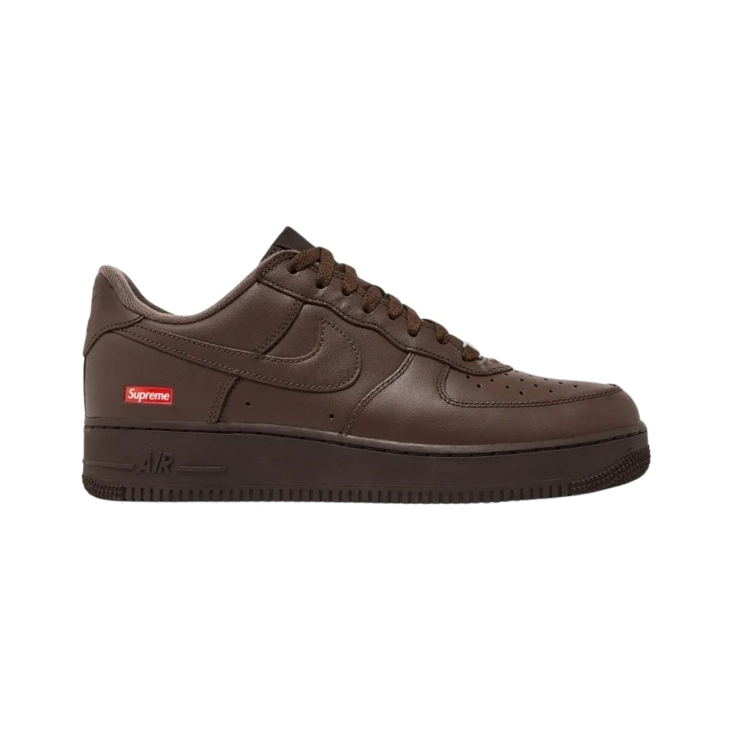 Tênis Nike Air Force 1 Low x Supreme "Baroque Brown"